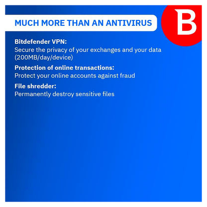 Bitdefender Antivirus Plus, 1 Device, 1 Year