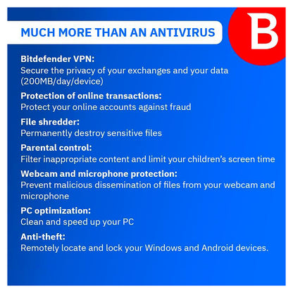 Bitdefender Total Security, 10 Devices, 1 Year