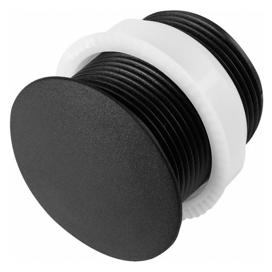 Black 28mm Screw Fit Button Blank