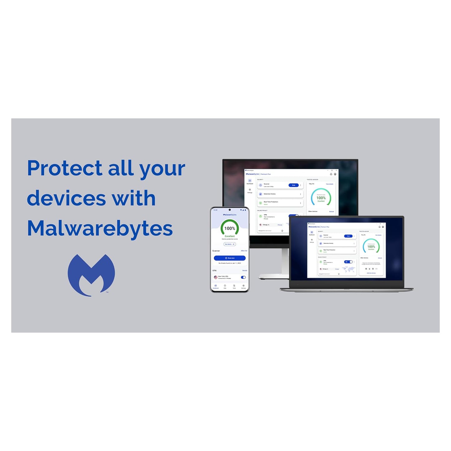 Malwarebytes Premium, 5 Devices, 1 Year