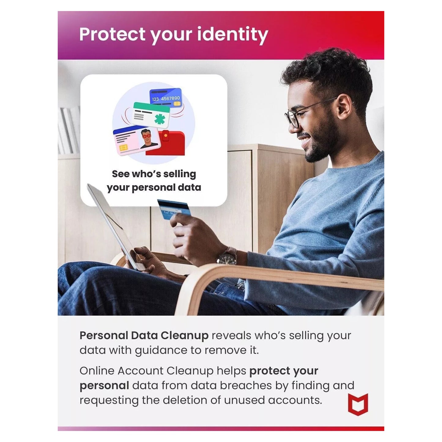 McAfee Mobile Security Plus VPN, 1 Device, 1 Year