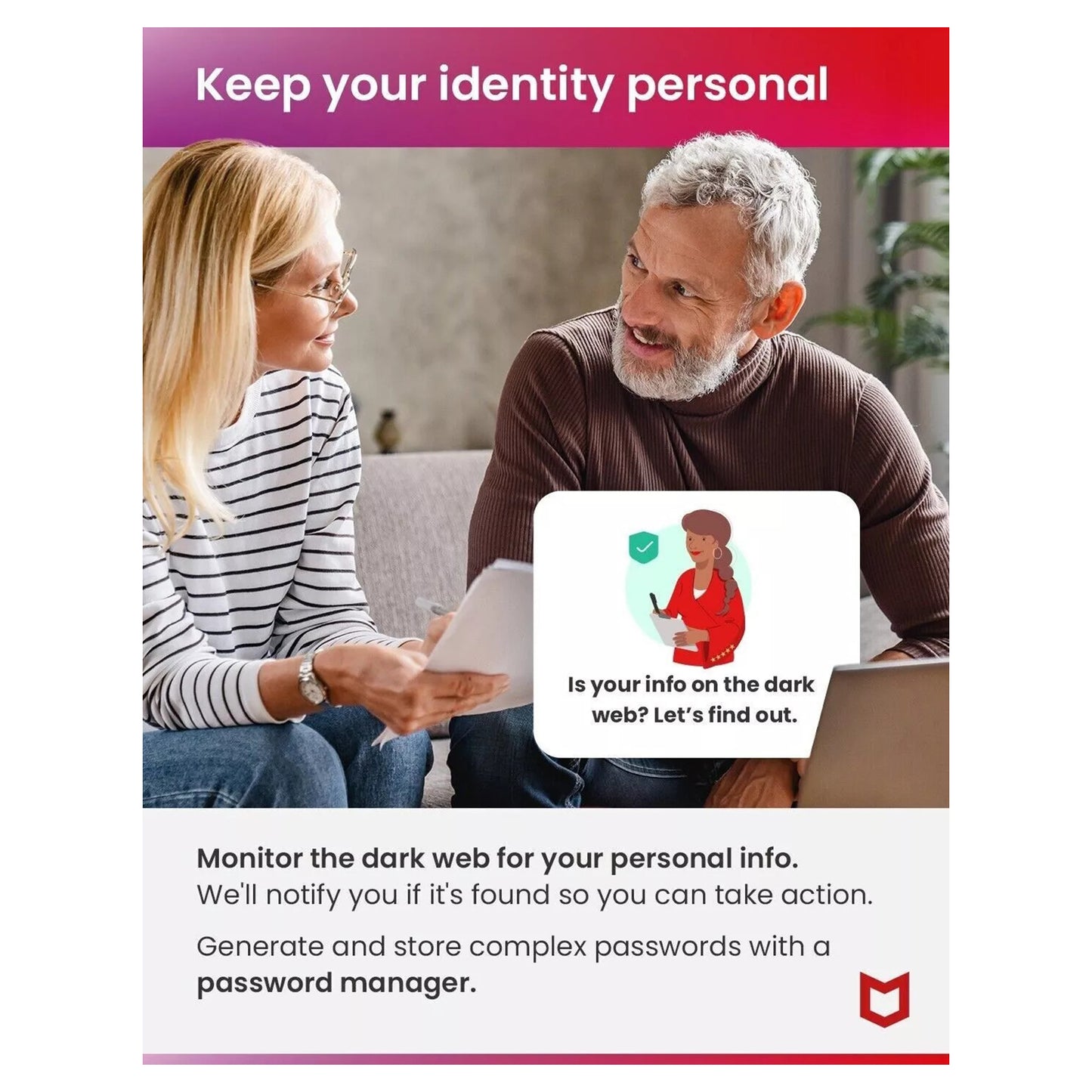 McAfee Mobile Security Plus VPN, 1 Device, 1 Year