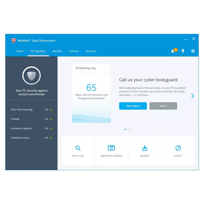 McAfee Total Protection, 3 Devices, 1 Year