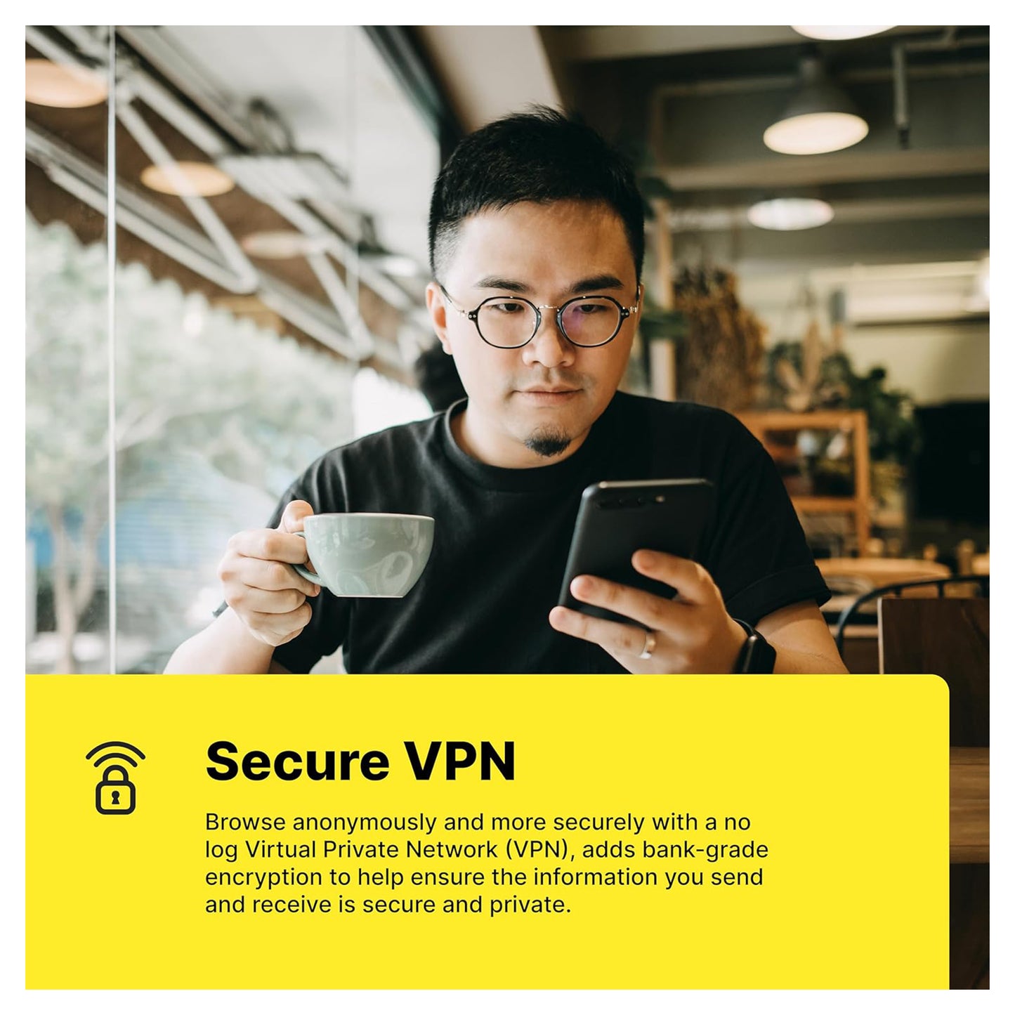 Norton 360 Deluxe, 5 Devices, 1 Year - No Subscription