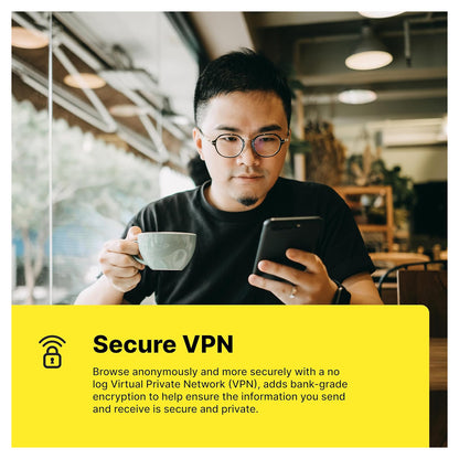Norton 360 Deluxe, 5 Devices, 1 Year - No Subscription