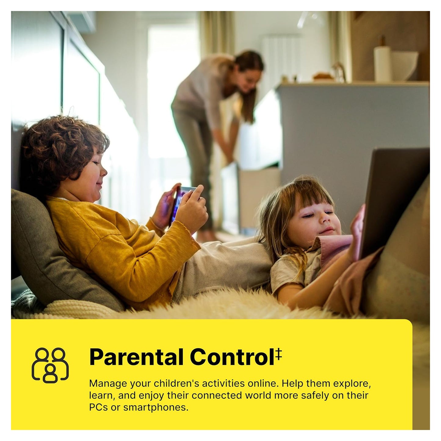 Norton 360 Deluxe, 5 Devices, 1 Year - No Subscription