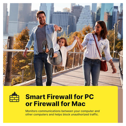 Norton 360 Deluxe, 5 Devices, 1 Year - No Subscription