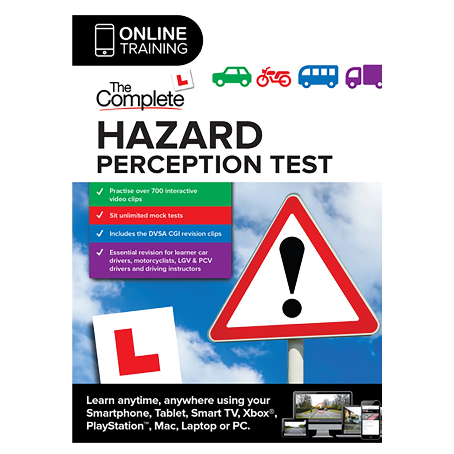 The Complete Hazard Perception Test 2026 Car, Motorcycle, LGV, PCV