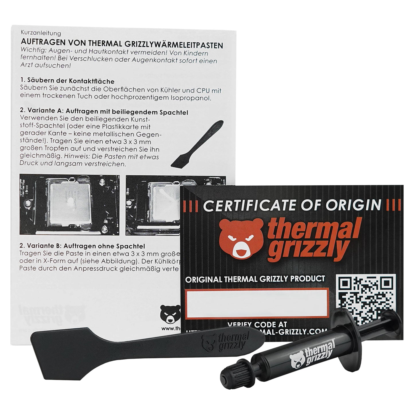 Thermal Grizzly Kryonaut High Performance Thermal Paste 1g